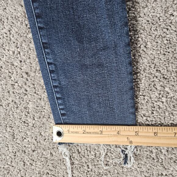 Frame Jeans Womens 29 27X27.5 Blue Le High Skinny Endell Distressed Boho Stretch - Picture 12 of 12